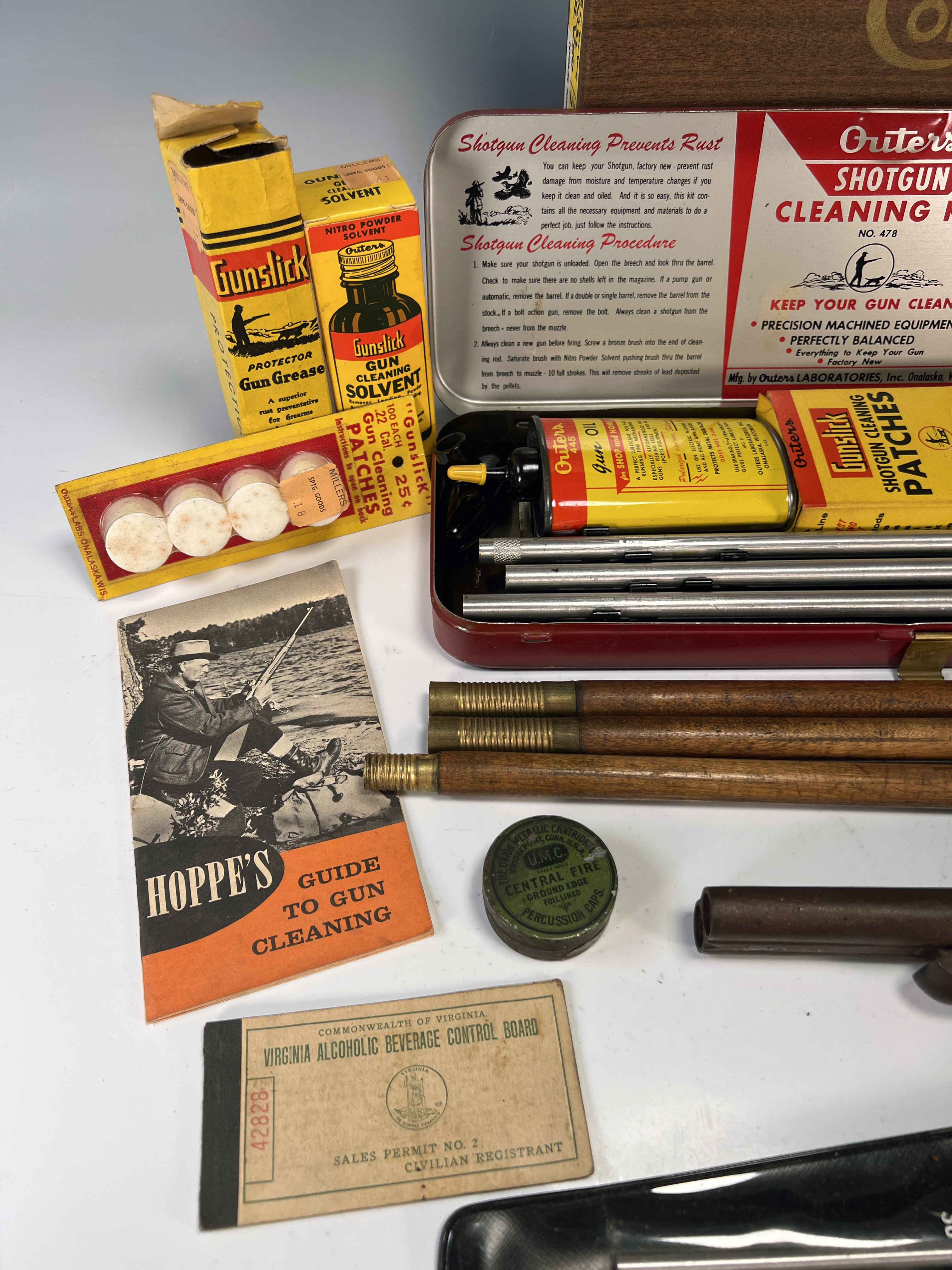 Vintage Gun Lot Solvent, Cleaning, Accessories image 2