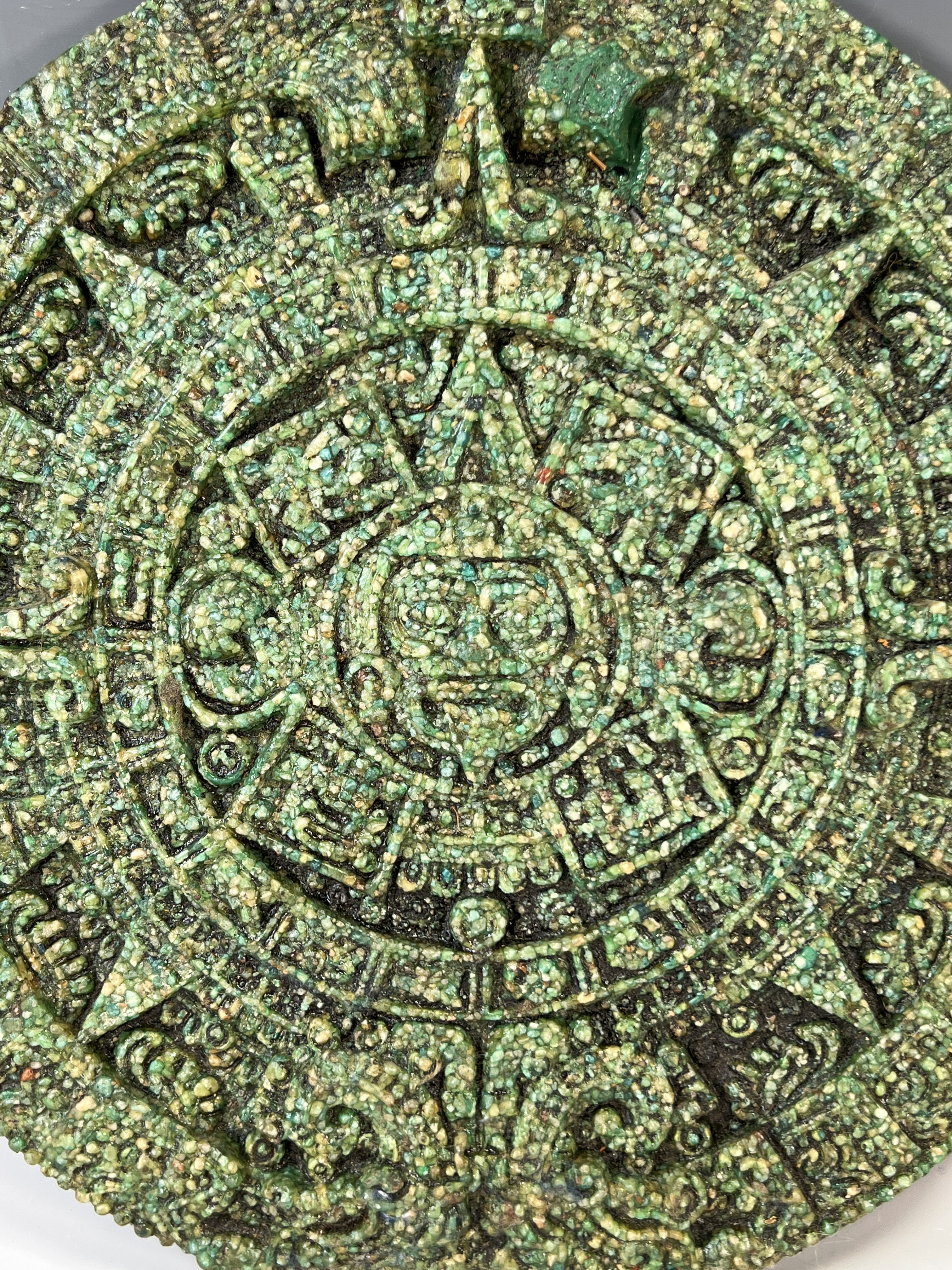 Aztec Sun Stone Mayan Calendar Set Of 2 image 2