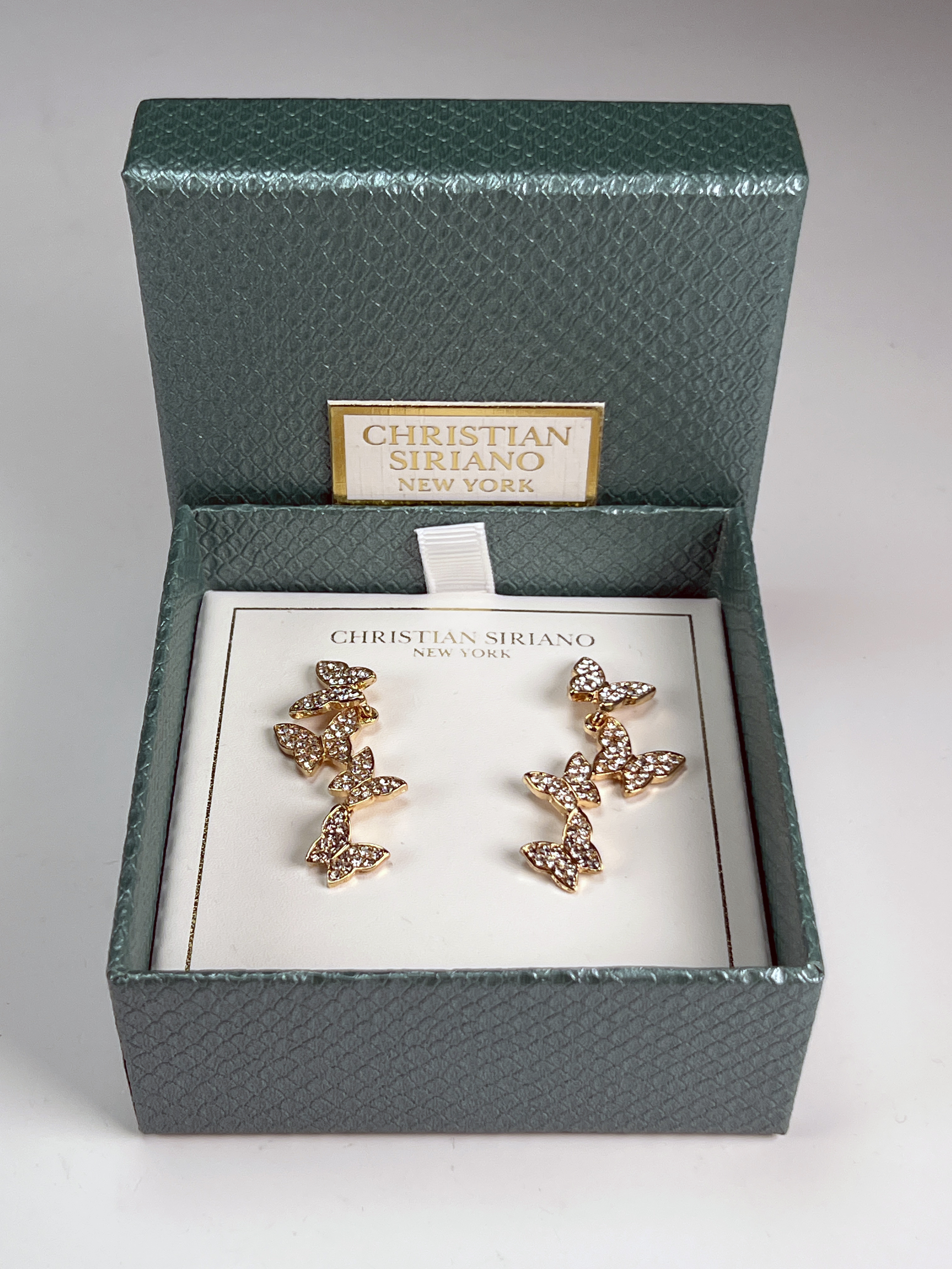 Christian Siriano Drop Butterfly Earrings image 3