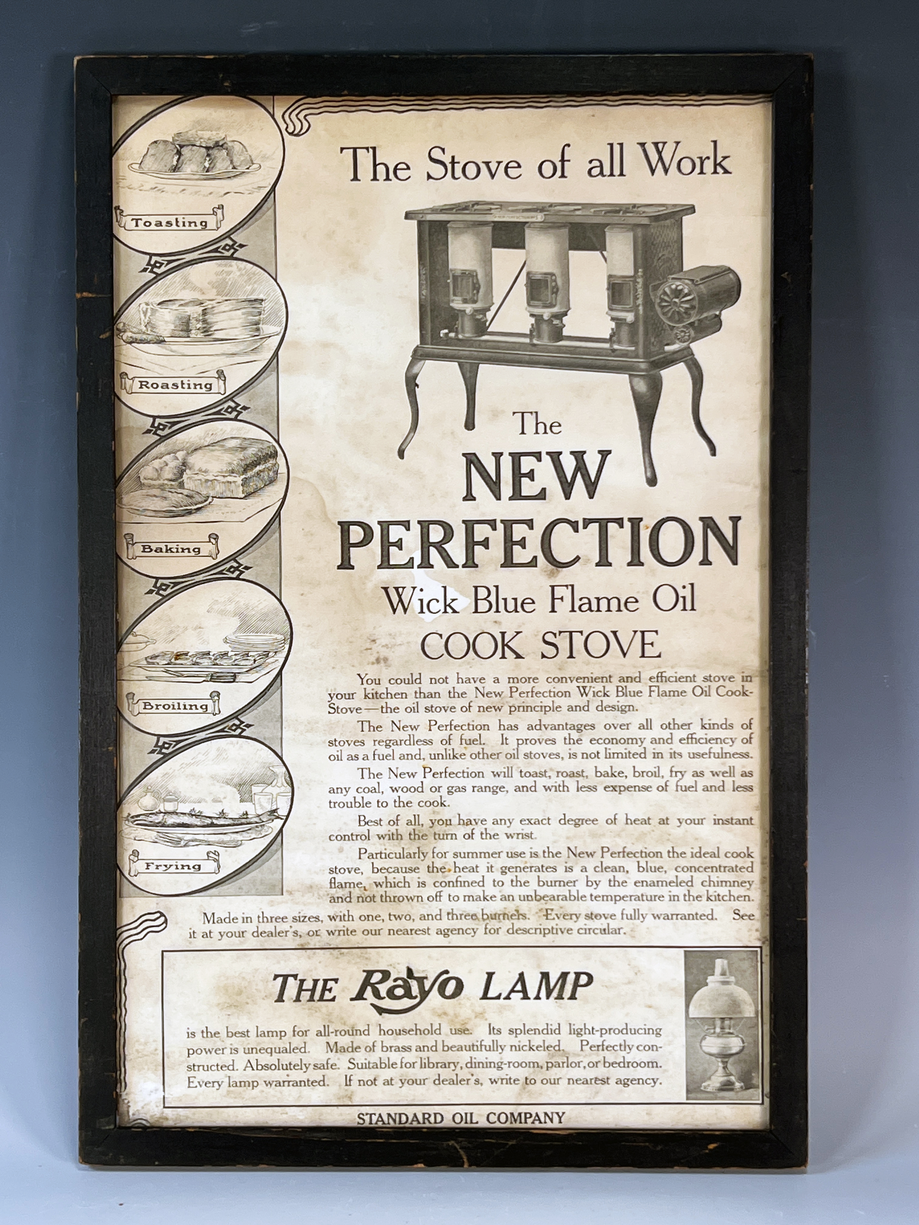 Vintage Cook Stove Rayo Lamp Ad image 1