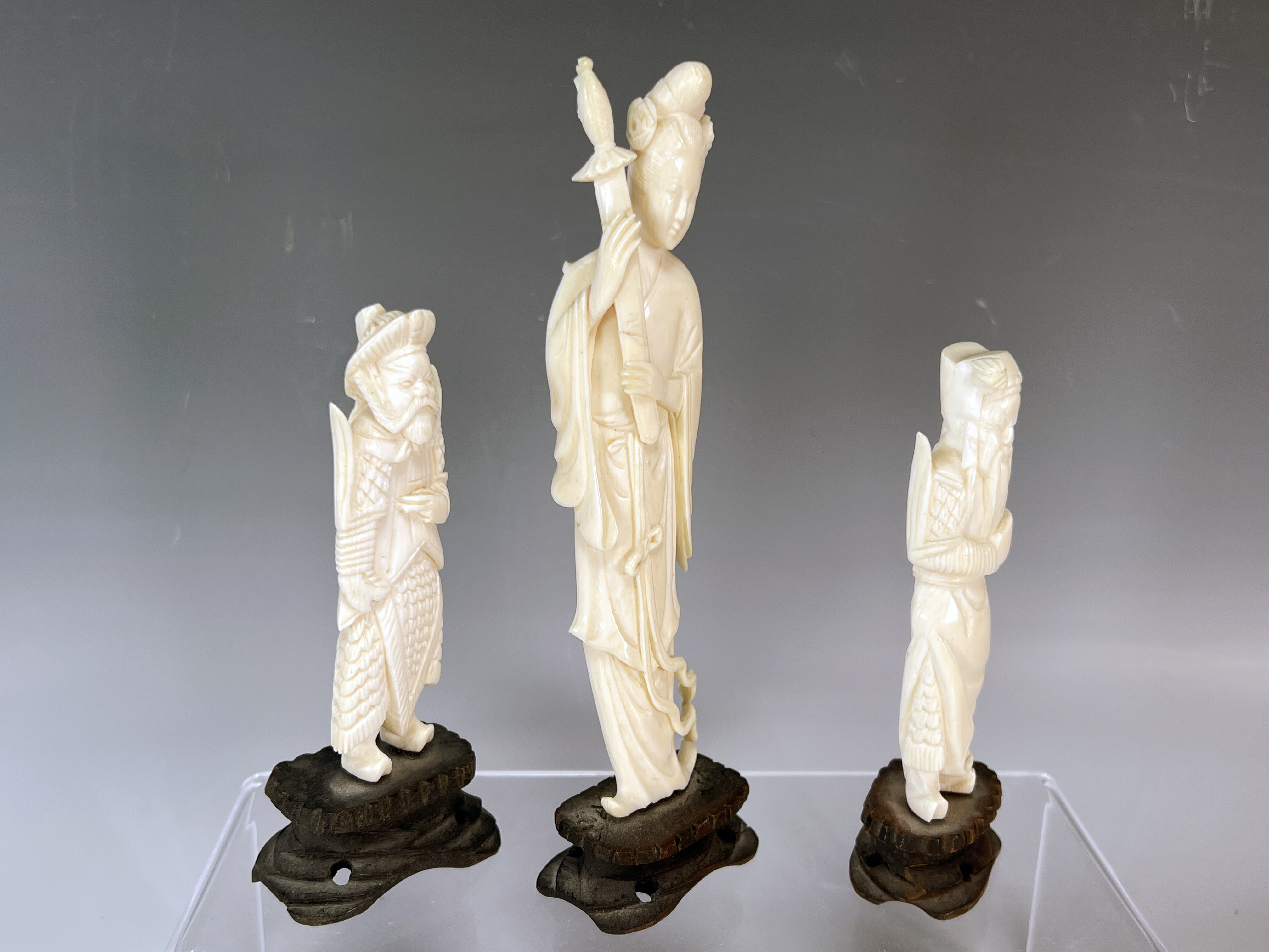 Six Asian Carved Figures  image 2