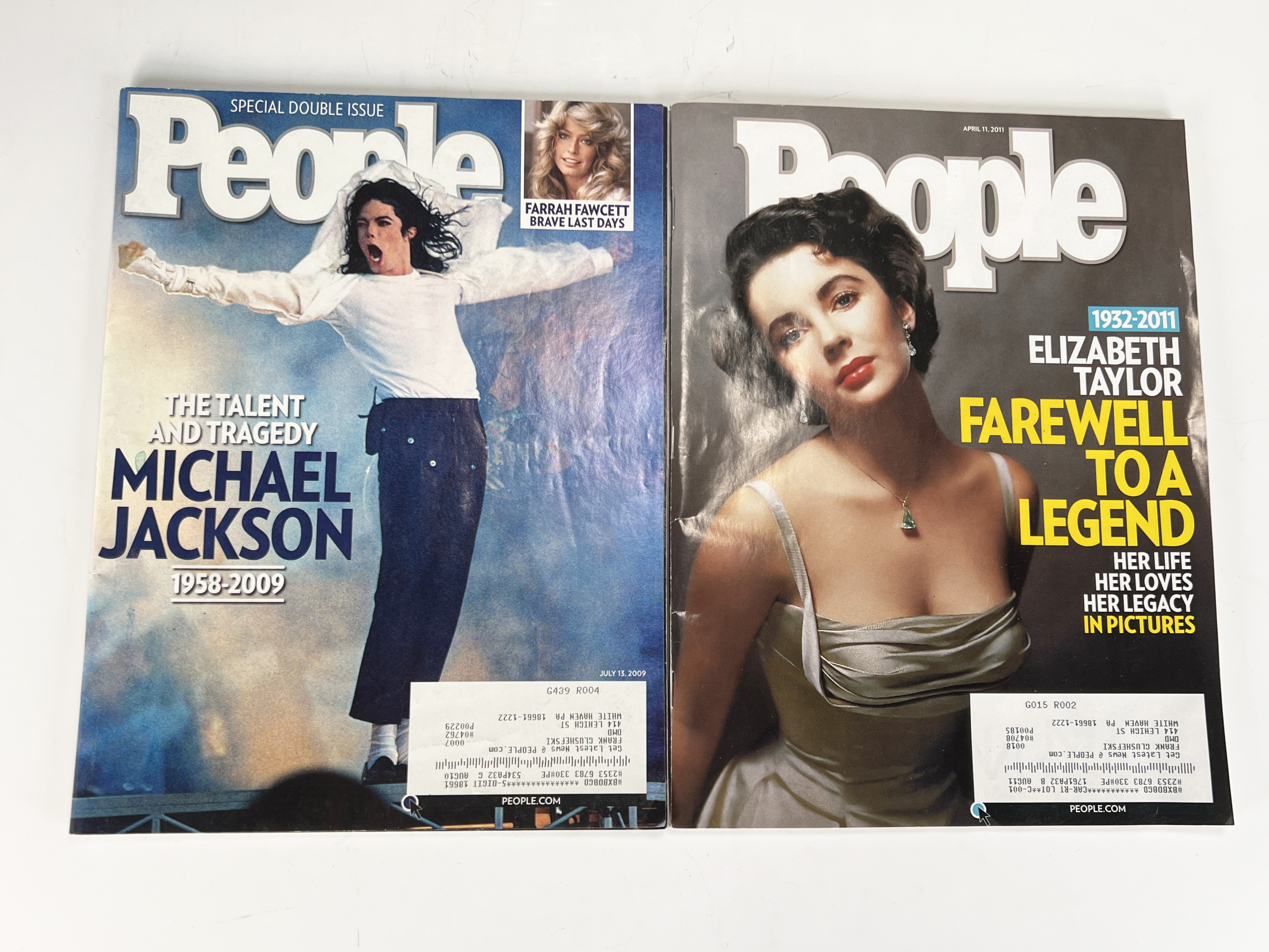 Elizabeth Taylor Michael Jackson People Magazines image 1