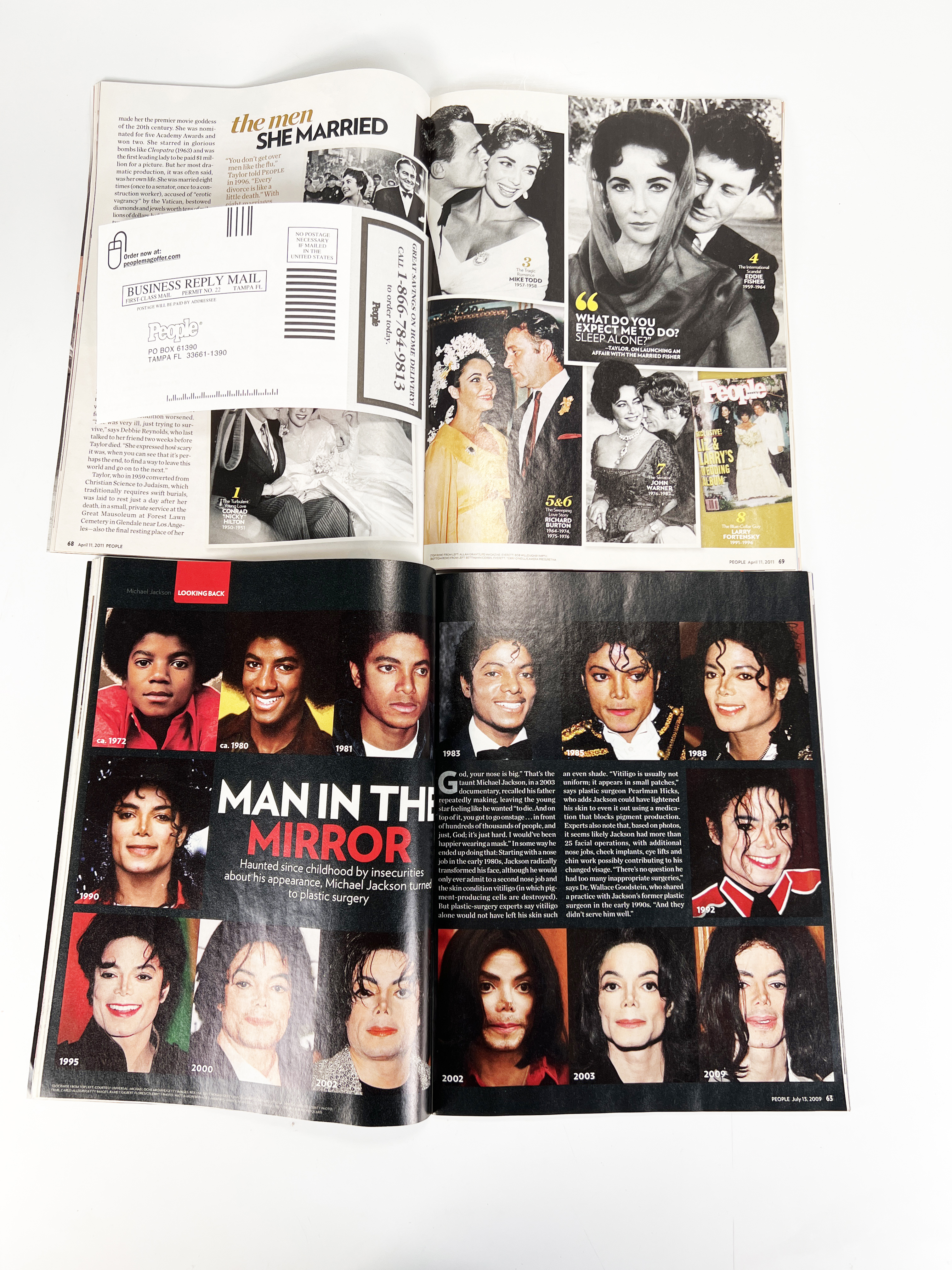 Elizabeth Taylor Michael Jackson People Magazines image 2